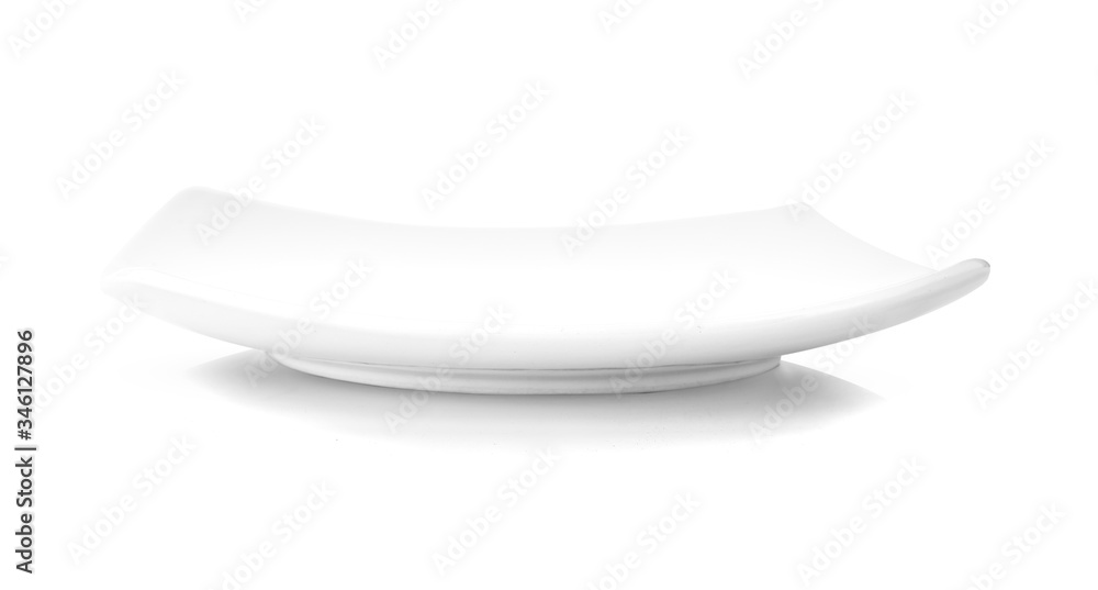 white plate isolated on white background white plate isolated on white background