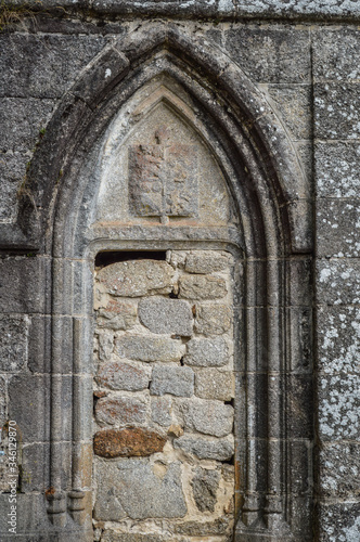 Wallpaper Mural Ancient blocked door at the fortified monastery of Saint-Michel des Anges at Saint-Angel, France. Torontodigital.ca