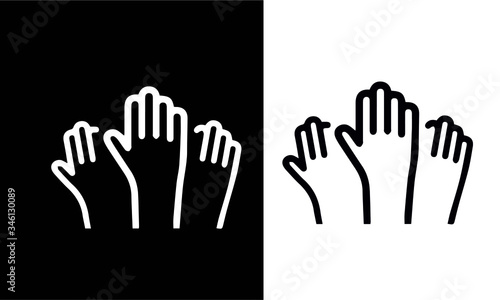 charity and donate line icons