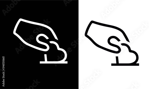  charity and donate line icons