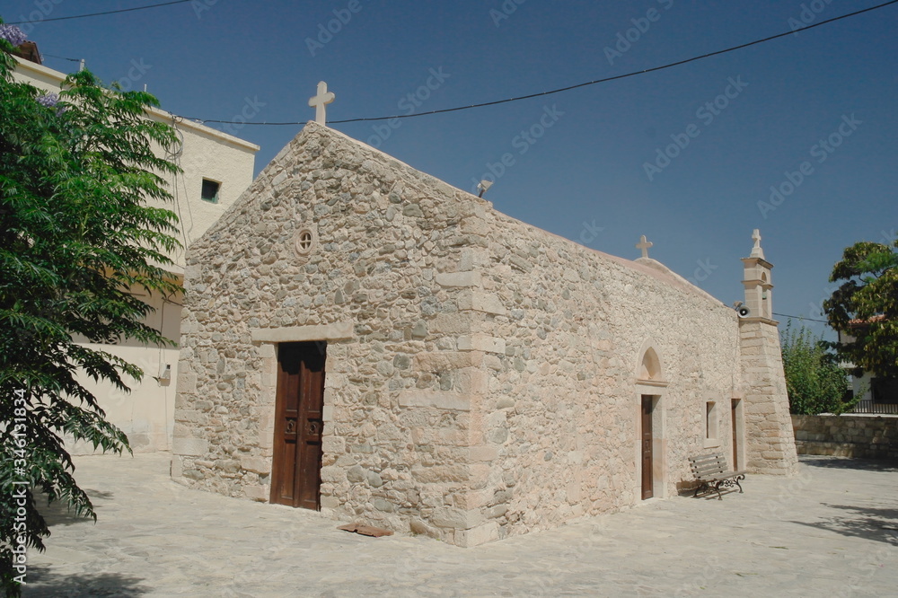 Old stone Church in Greece
