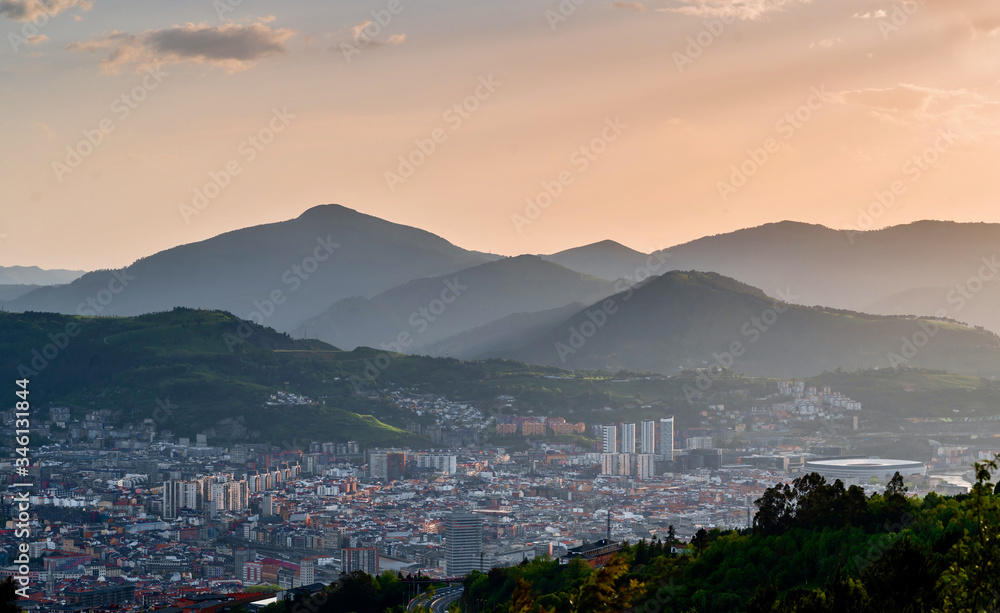 Stunning views of Bilbao