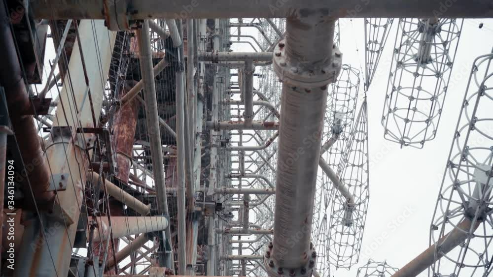 Huge telecommunication radio center in Chernobyl, Ukraine Huge telecommunication radio center in Chernobyl, Ukraine