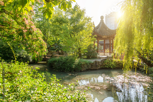 Dr Sun Yat-Sen classical chinese public garden in Vancouver BC, Canada