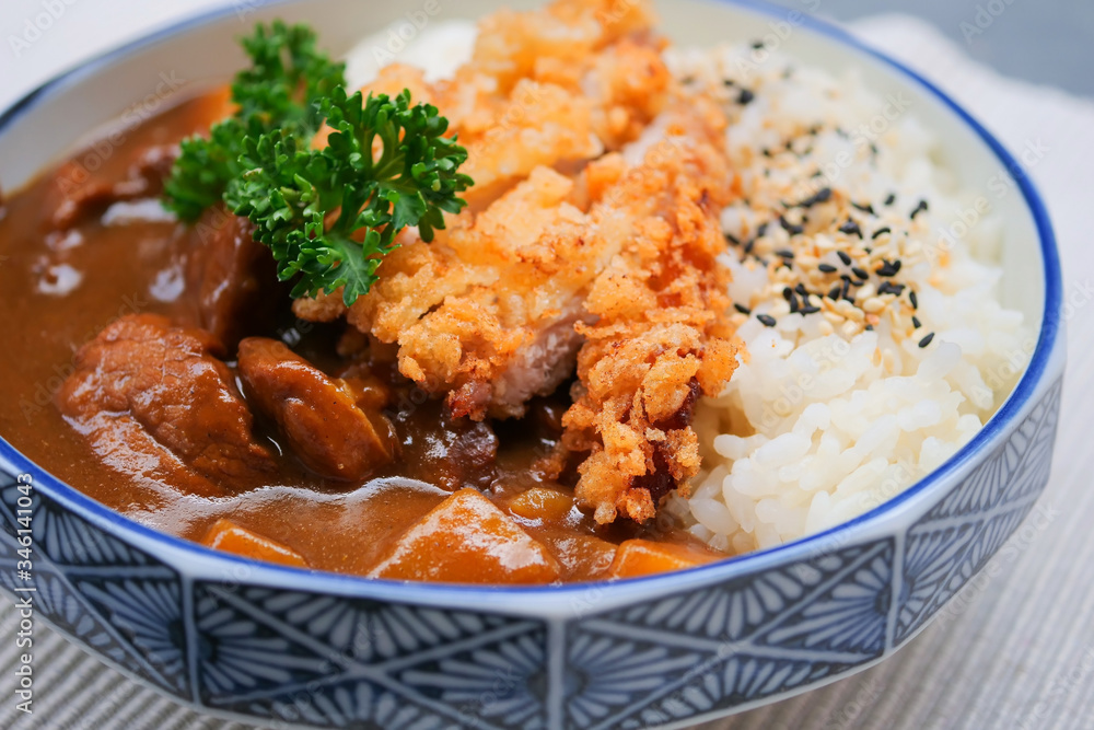 Tonkatsu, Japanese pork cutlet, Japanese deep-fried pork curry rice, Japanese curry, Katsu curry Tonkatsu, Japanese pork cutlet, Japanese deep-fried pork curry rice, Japanese curry, Katsu curry