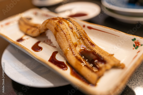 Smoked Eel sushi photo