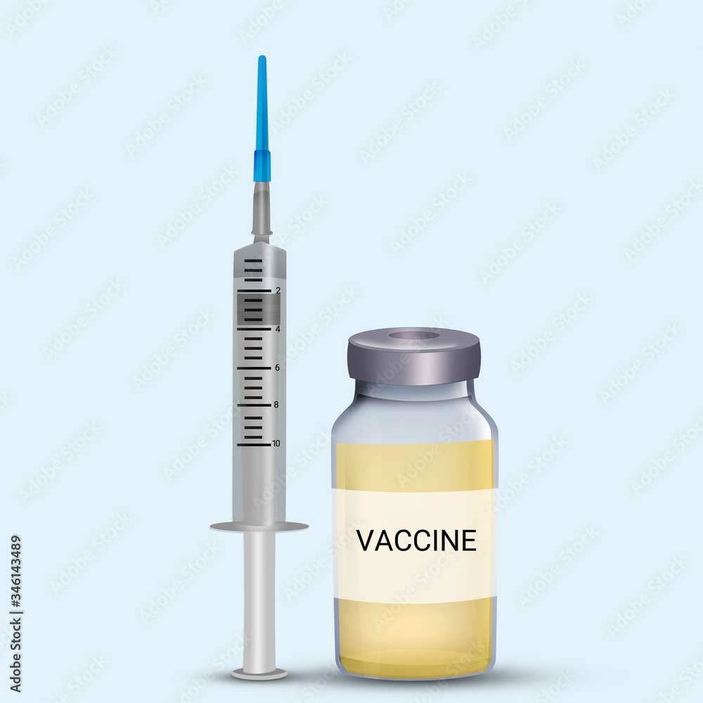 illustration of vaccine illustration of vaccine