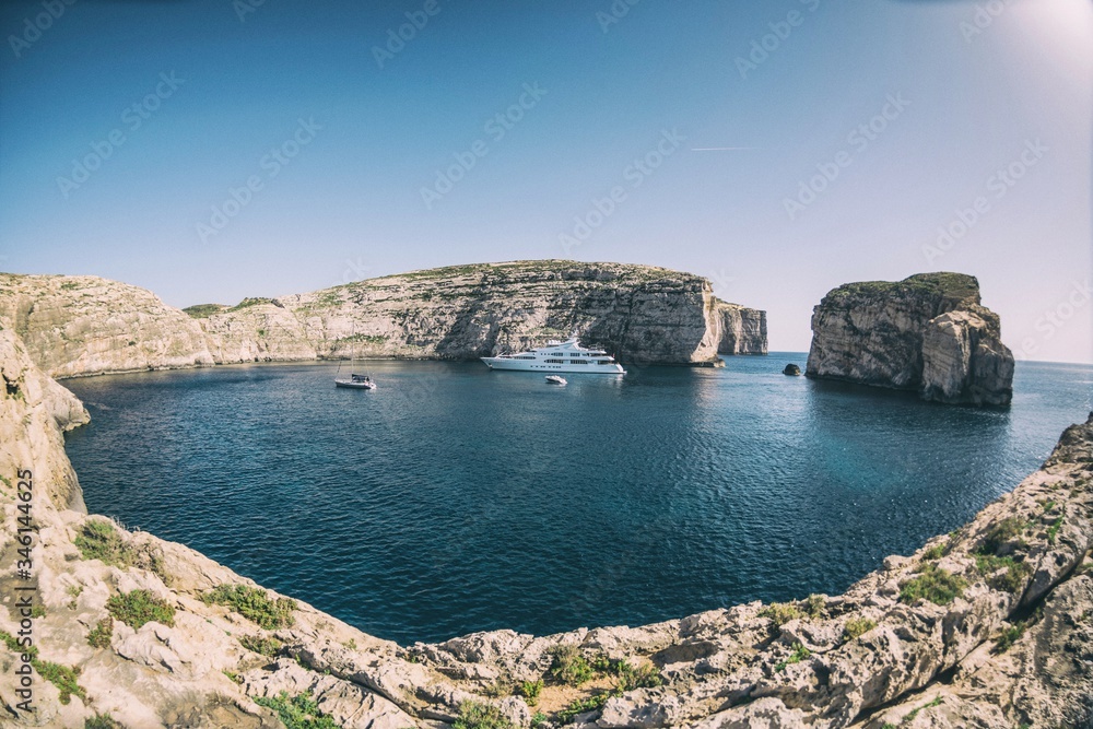 Azure Window Dwejra Window the island of Gozo in Malta Dwejra Bay close to the Inland Sea and Fungus Rock
