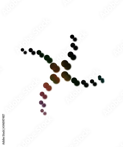 word coffee made of coffee beans