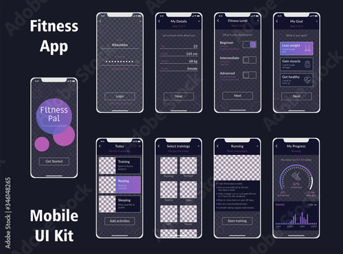 Fitness App Ui Kit