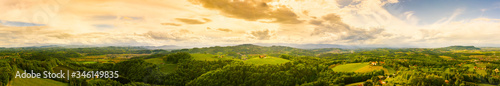 Austria vineyards landscape. Leibnitz area in south Styria  wine country