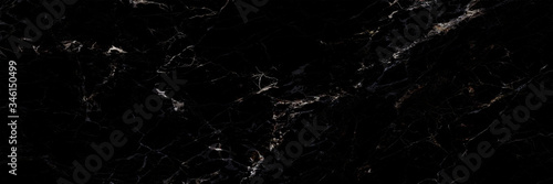 Wallpaper Mural black marble surface with veins and glossy abstract texture background of natural material. illustration. backdrop in high resolution. raster file of wall surface or natural material. Torontodigital.ca