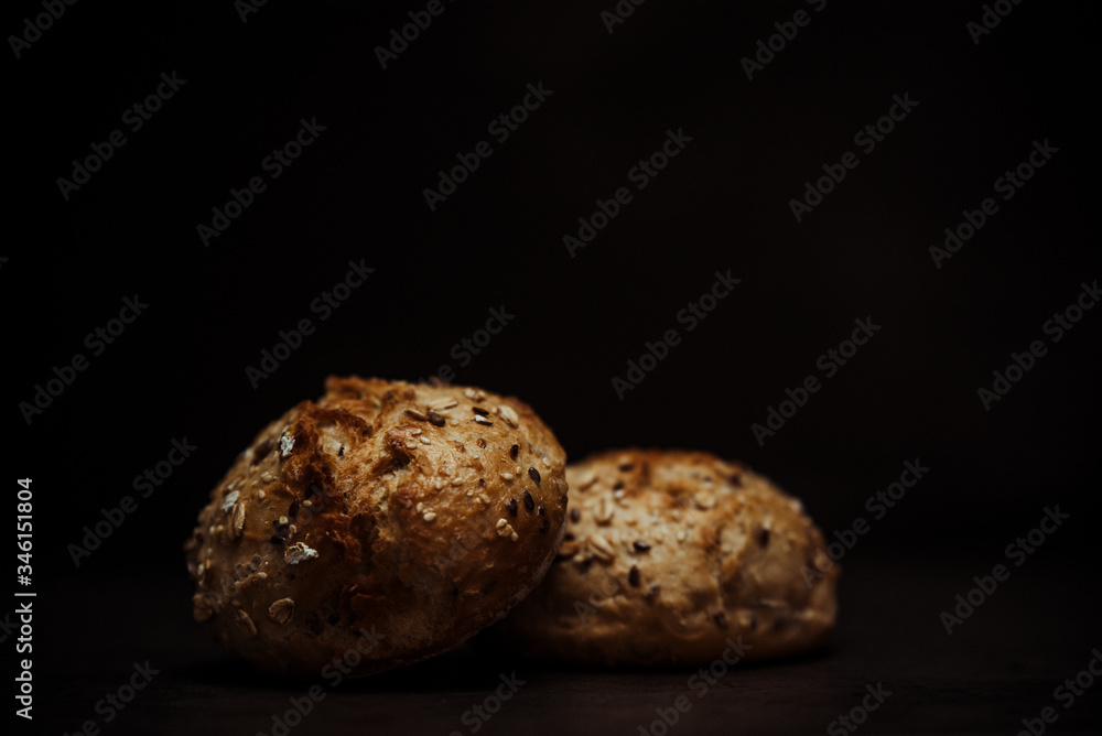 Bread rolls, breakfast , Crispy bakery rolls, Bread rolls, breakfast , Crispy bakery rolls,