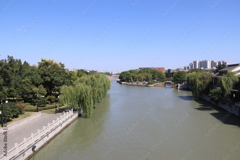 Canal à Suzhou, Chine	