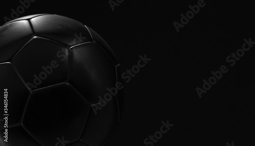Fototapeta Naklejka Na Ścianę i Meble -  Gold soccer ball on various material and background, 3d rendering