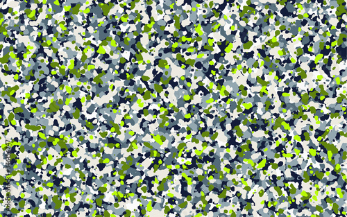 Blue, green and white Camouflage. Camo background, military pattern, army and sport clothing, urban fashion. Vector Format.