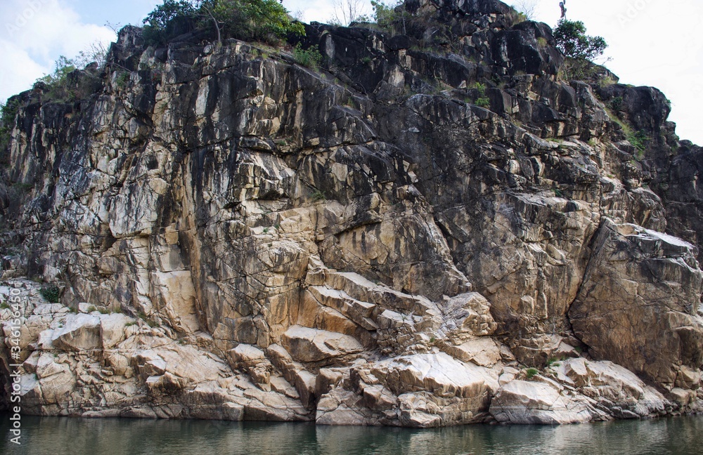 Marble Rocks (Bhedaghat), Jabalpur, Madhya Pradesh/India