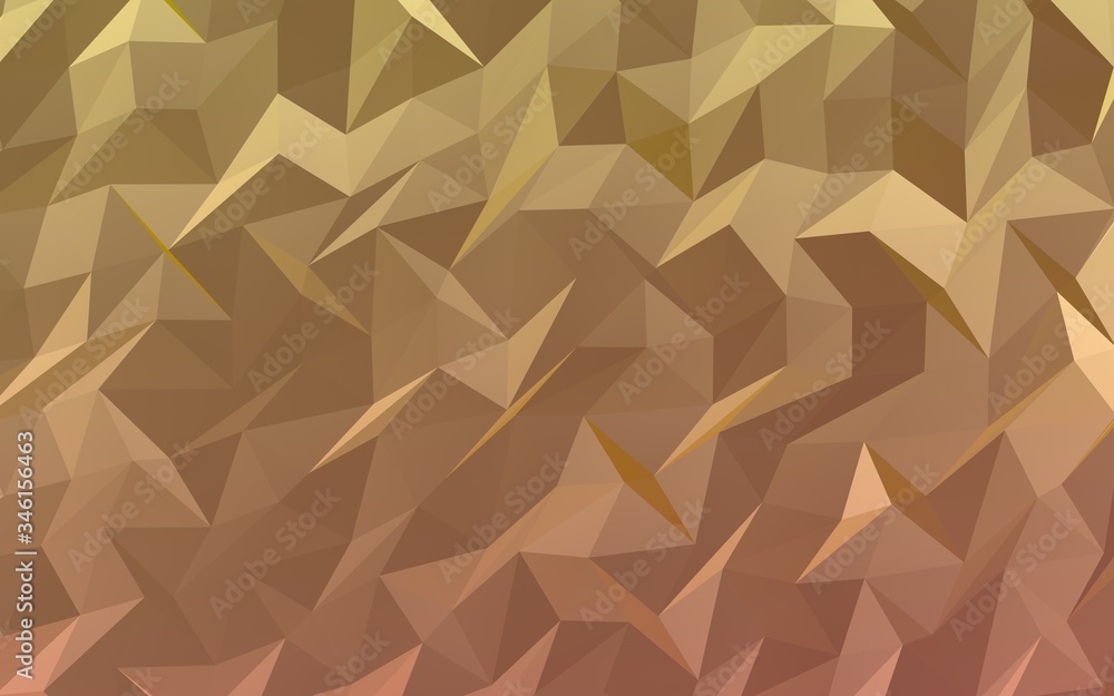 Abstract triangle geometrical orange background. Geometric origami style with gradient. 3D illustration Abstract triangle geometrical orange background. Geometric origami style with gradient. 3D illustration