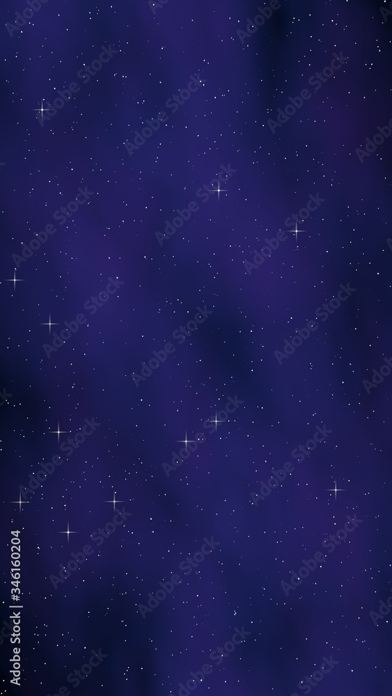 Fototapeta premium Colorful and beautiful space background. Outer space. Starry outer space texture. 3D illustration