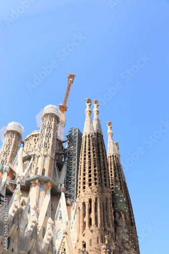 Barcelona, Spain - september 28th 2019: Sagrada Familia