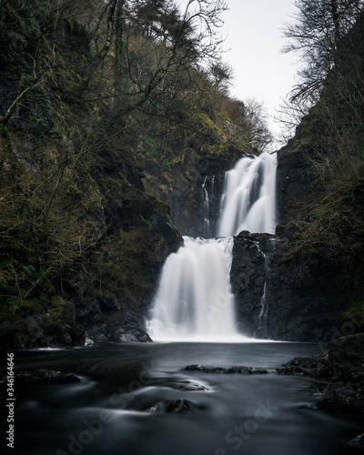 Waterfalls in the Scottish Highlands © alessiosaveri