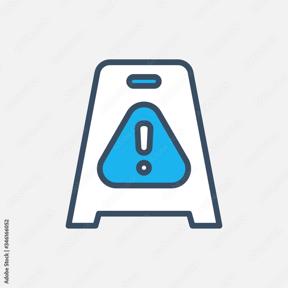 wet floor sign icon wet floor sign icon