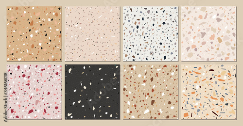 Terrazzo texture of classic italian type of floor