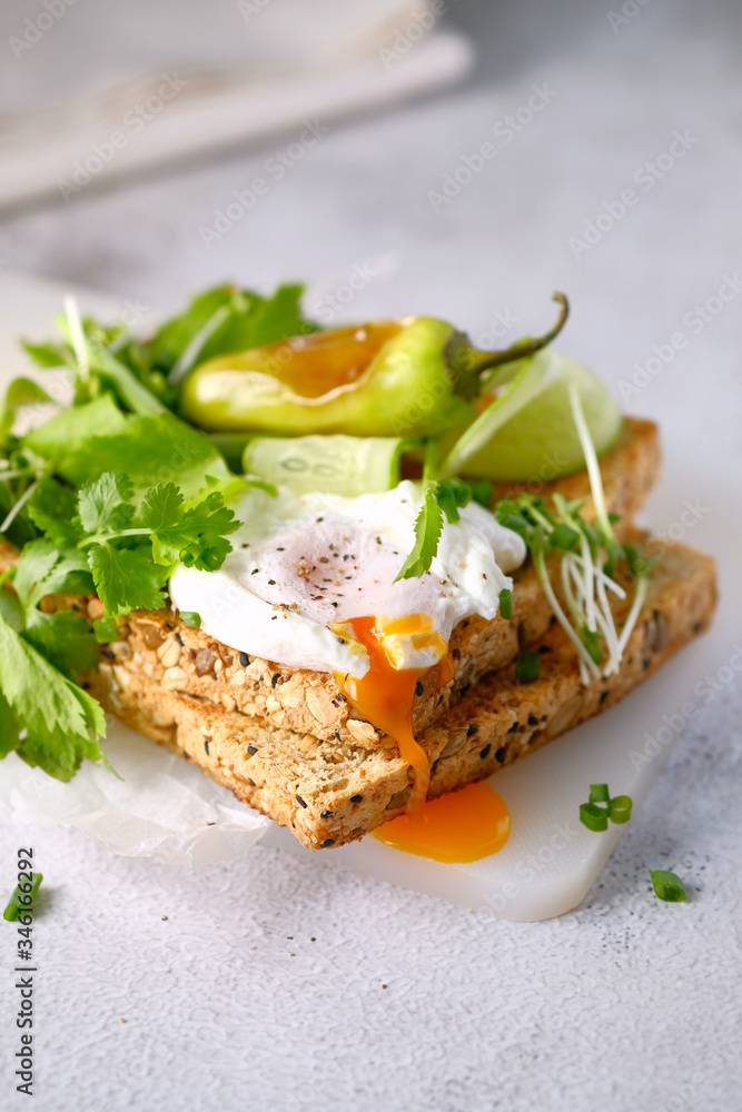 Eggs on toast Eggs on toast