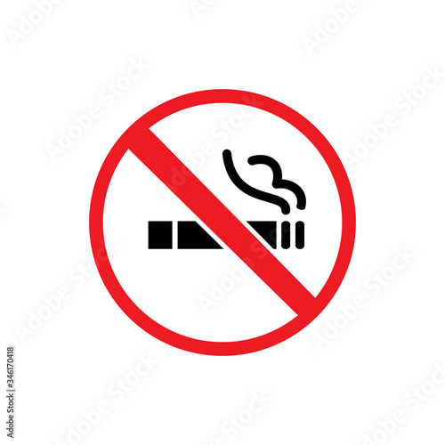 No Smoking Icon Design Vector Template