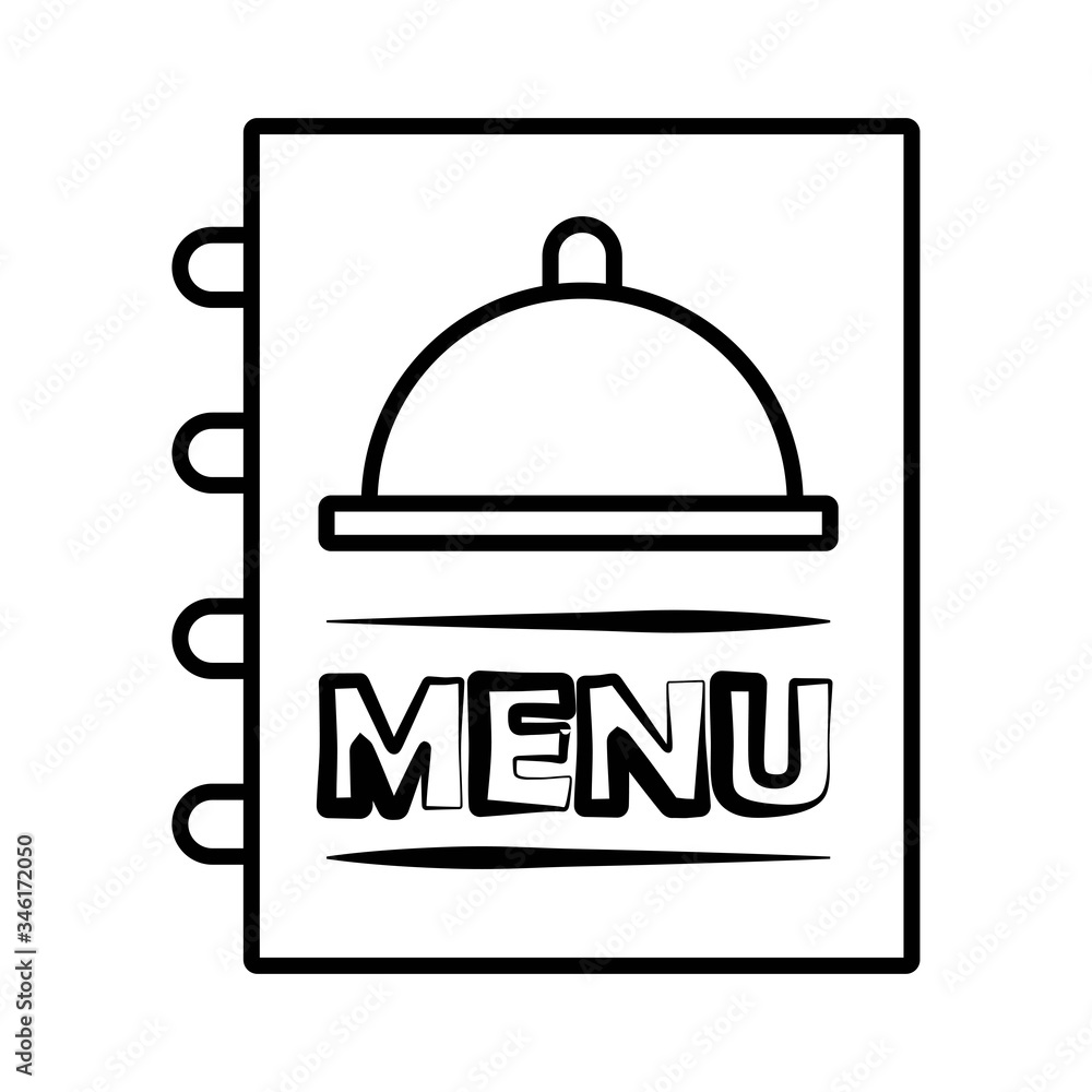 Restaurant menu icon vector illustration Restaurant menu icon vector illustration