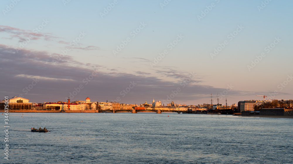 Fototapeta premium Sunrise fishing quest