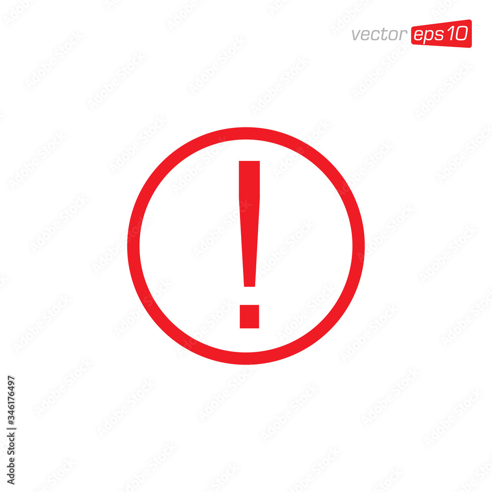 Exclamation Danger Icon Design Vector Exclamation Danger Icon Design Vector