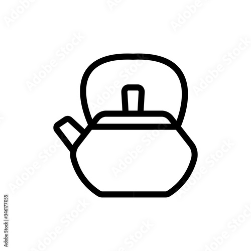 kitchen tea maker icon vector. kitchen tea maker sign. isolated contour symbol illustration