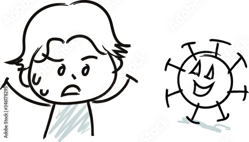 Corona virus icon vector image