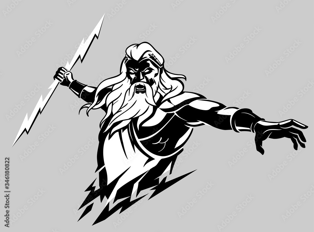 Greek Mythology Zeus Lightning Bolt