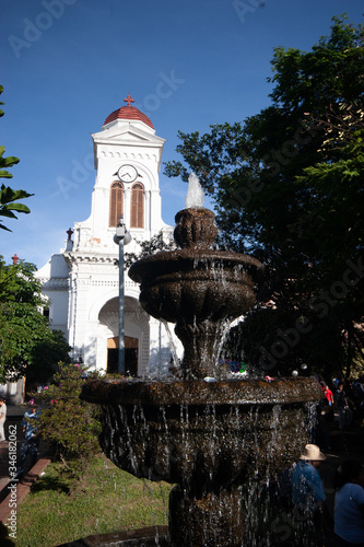 Sabaneta, Antioquia, Colombia. May 14, 2006: Parish of Santa Ana photo