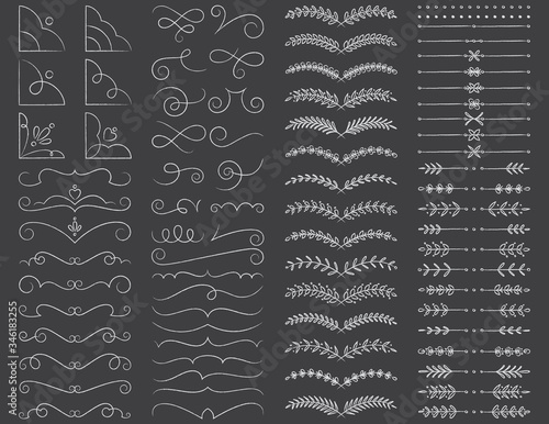 Chalkboard Corners and Elements