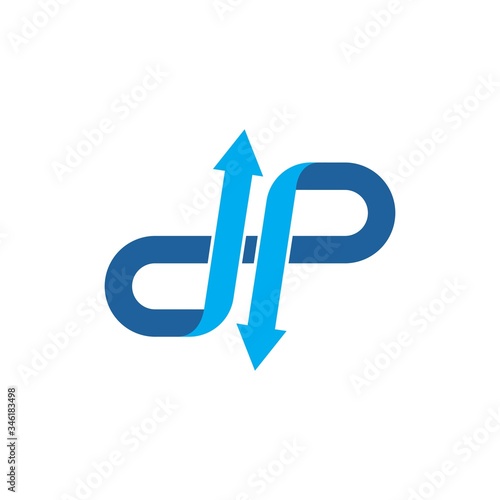 Free Download dp letter logo icon illustration vector - GFXLoad