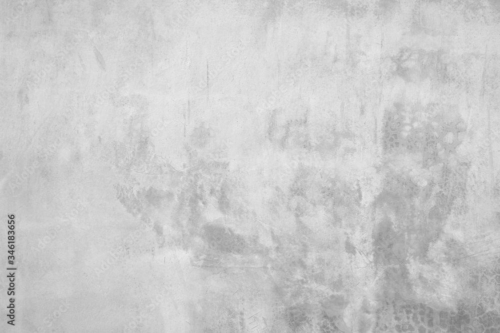 Fototapeta premium Texture of white concrete wall as background.