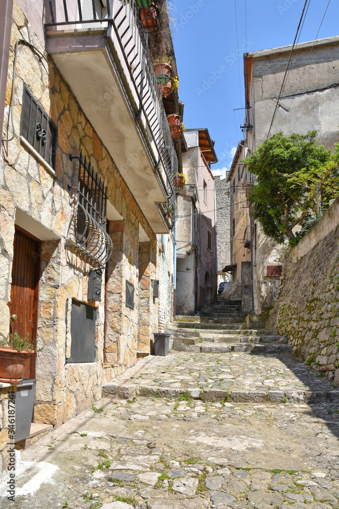 A narrow street in the medieval town of Itri, in the province of Latina A narrow street in the medieval town of Itri, in the province of Latina