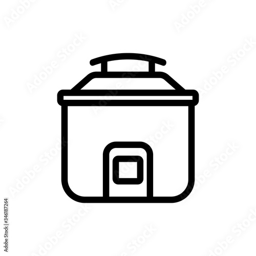 multicooker equipment icon vector. multicooker equipment sign. isolated contour symbol illustration