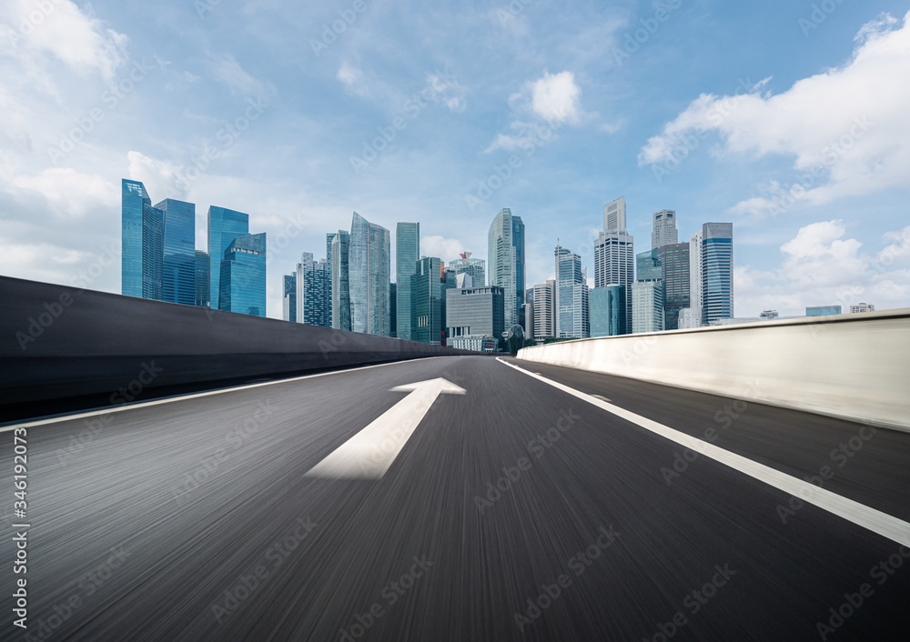 Fototapeta premium road in city