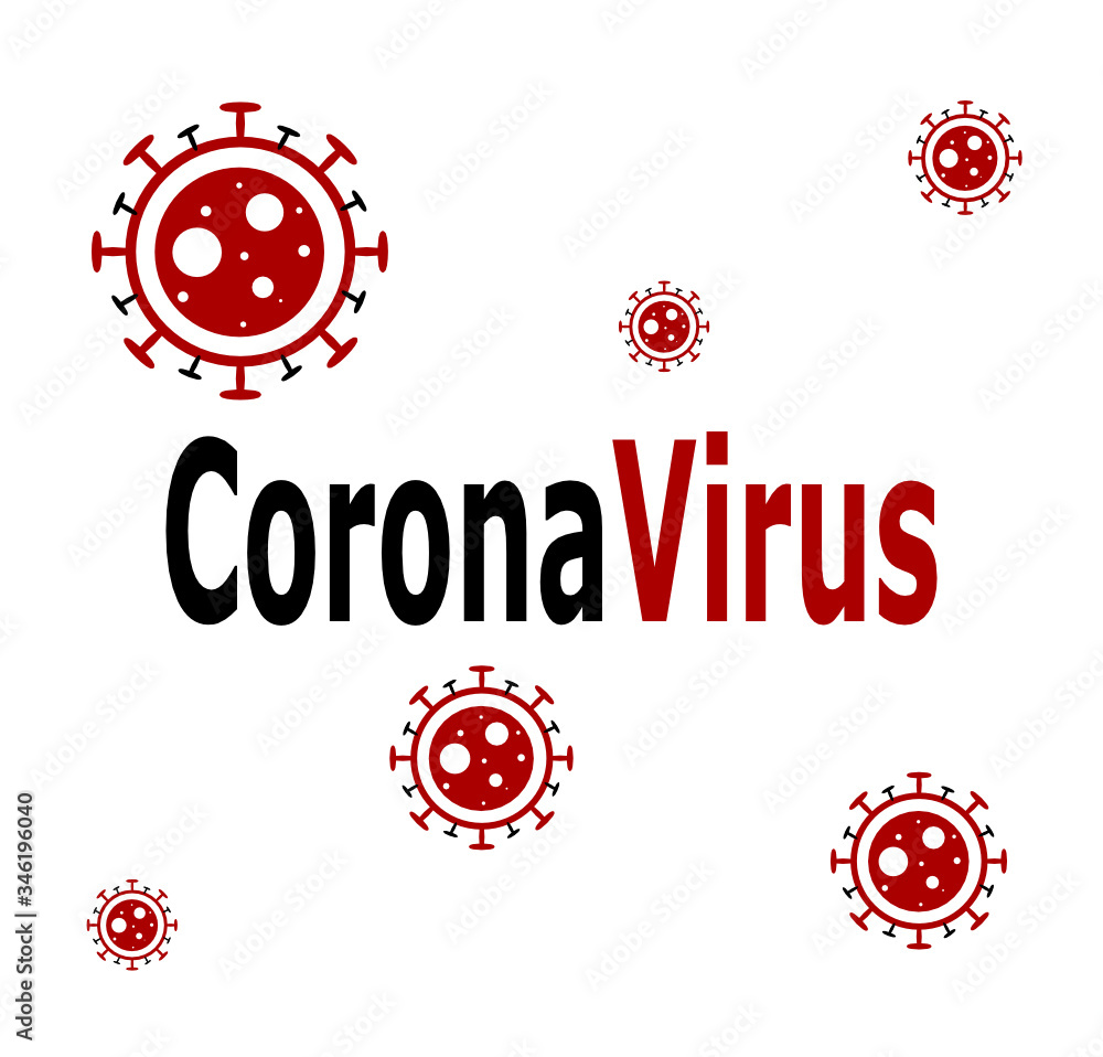 Covid-19 Coronavirus concept inscription typography design logo. World Health organization WHO introduced new official name for Coronavirus disease named COVID-19, dangerous virus vector illustration Covid-19 Coronavirus concept inscription typography design logo. World Health organization WHO introduced new official name for Coronavirus disease named COVID-19, dangerous virus vector illustration