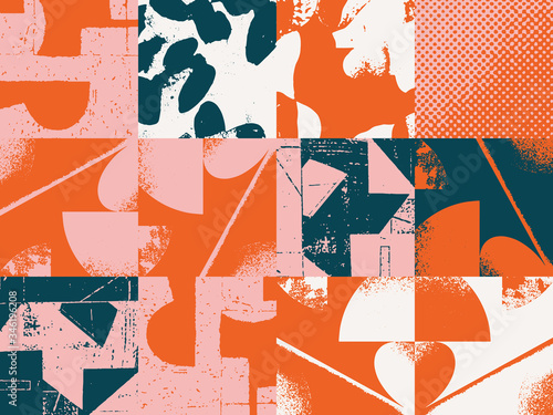 Noise Texture Abstract Vector Composition