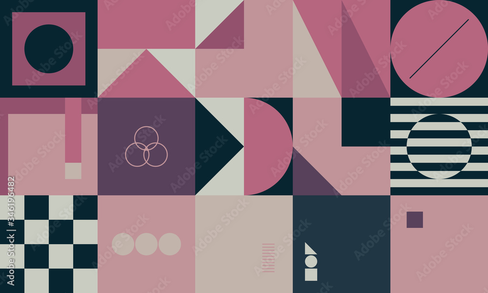 Obraz premium Abstract Vector Pattern Design Elements
