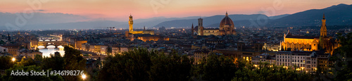 tramonto a Firenze