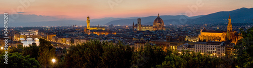 tramonto a Firenze