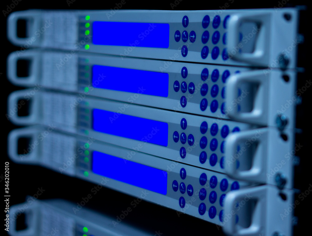 Server equipment, satellite equipment on the ground. 5G technological