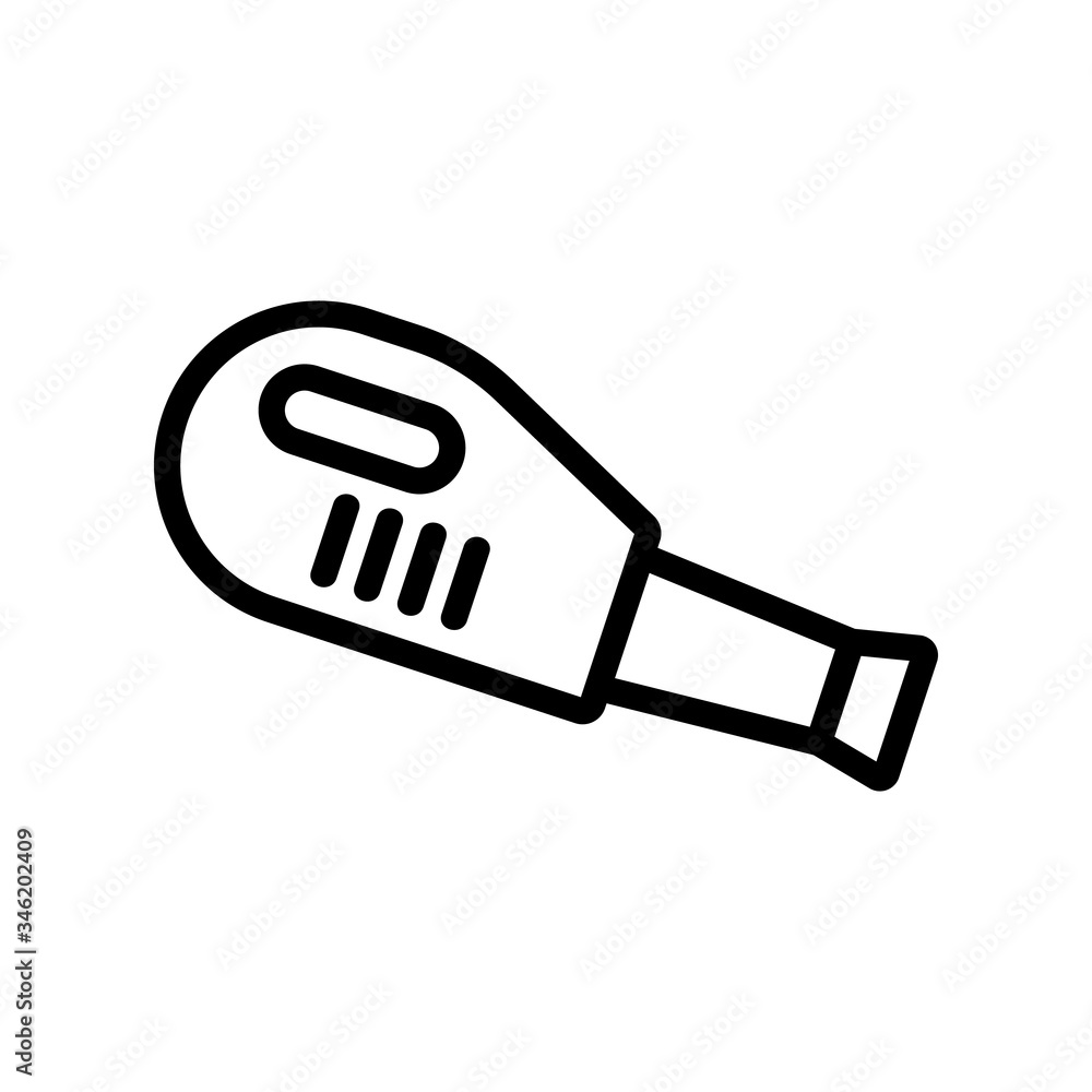gasoline manual blower for home icon vector. gasoline manual blower for home sign. isolated contour symbol illustration gasoline manual blower for home icon vector. gasoline manual blower for home sign. isolated contour symbol illustration