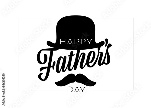 Happy Father's day card template